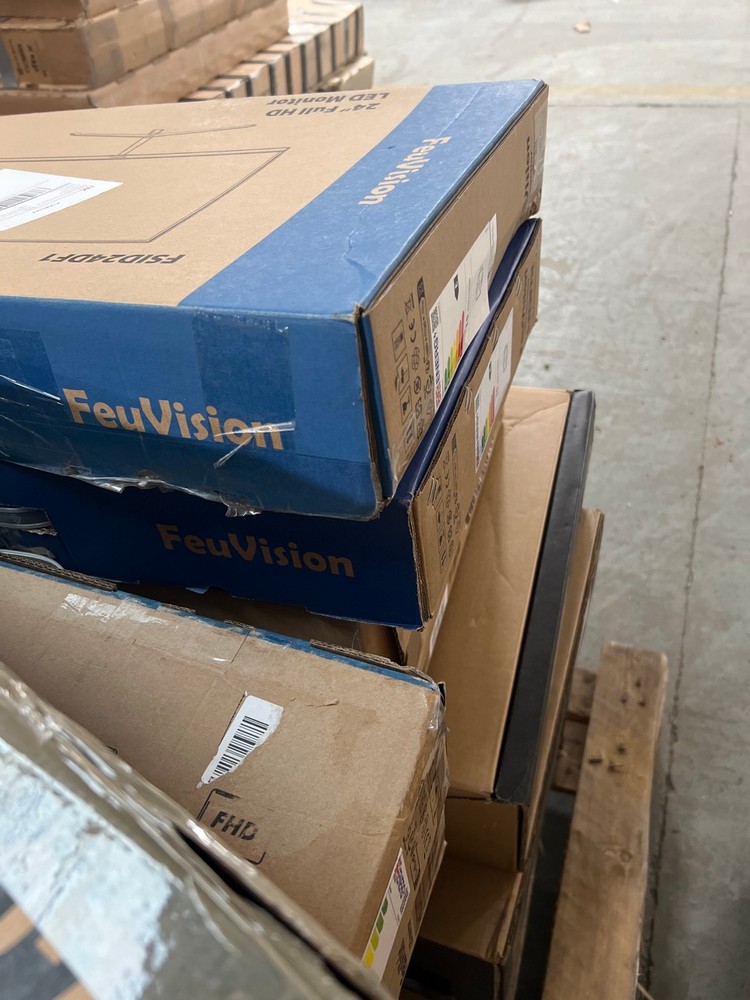 Lot 60  
            Chesterfield Tech - Collection or Optional Delivery Available 

                
PALLET OF UNTESTED MONITORS. [JPTC89148] (LOCATION: TECH) (KERBSIDE PALLET DELIVERY)