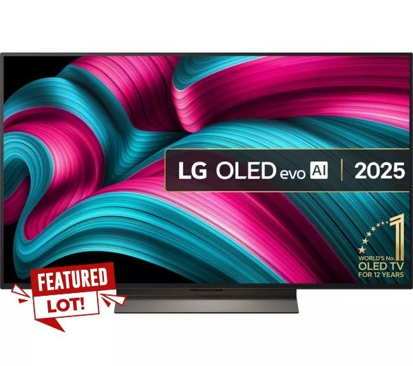 Lot 8  
            Chesterfield Tech - Collection or Optional Delivery Available 

                
LG OLED EVO AI 4K 48" TV (ORIGINAL RRP - £1299): MODEL NO OLED48C56LB (WITH BOX)....