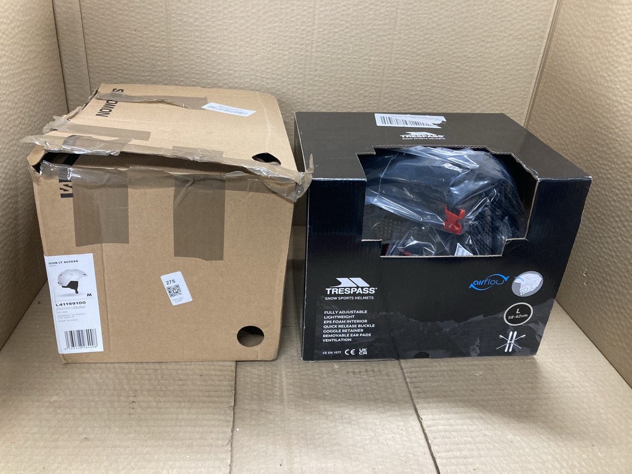 Lot 275  
            Edinburgh SR23 - Delivery Only 

                
SALOMON ICON LT ACCESS WOMEN'S HELMET SKI SNOWBOARD SIZE M + TRESPASS SKI SNOWBOA...