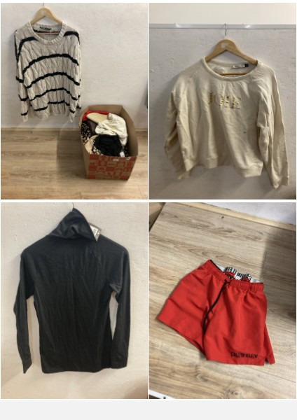 Lot 281  
            Edinburgh SR23 - Delivery Only 

                
QUANTITY OF CLOTHING & APPAREL ITEMS TO INCLUDE WOMENS TURTLE NECK IN BLACK SIZE ...