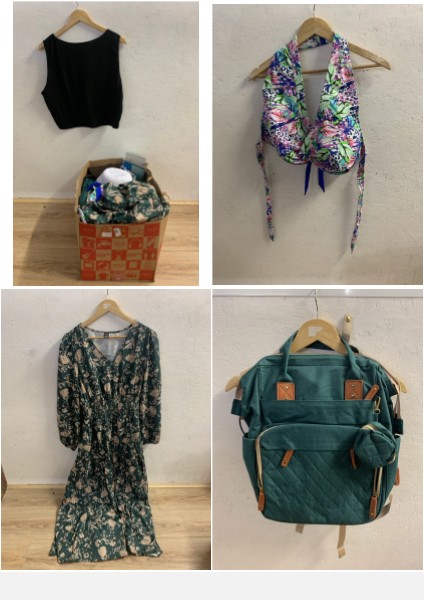 Lot 300  
            Edinburgh SR23 - Delivery Only 

                
QUANTITY OF CLOTHING AND APPAREL TO INCLUDE GENERIC NON BRAND LARGE RUCKSACK: LOC...