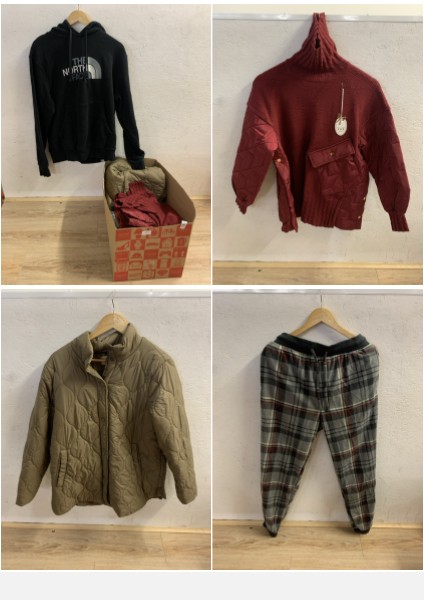 Lot 309  
            Edinburgh SR23 - Delivery Only 

                
QUANTITY OF CLOTHING & APPAREL TO INCLUDE MONSOON PLEATED LARGE JACKET: LOCATION - F