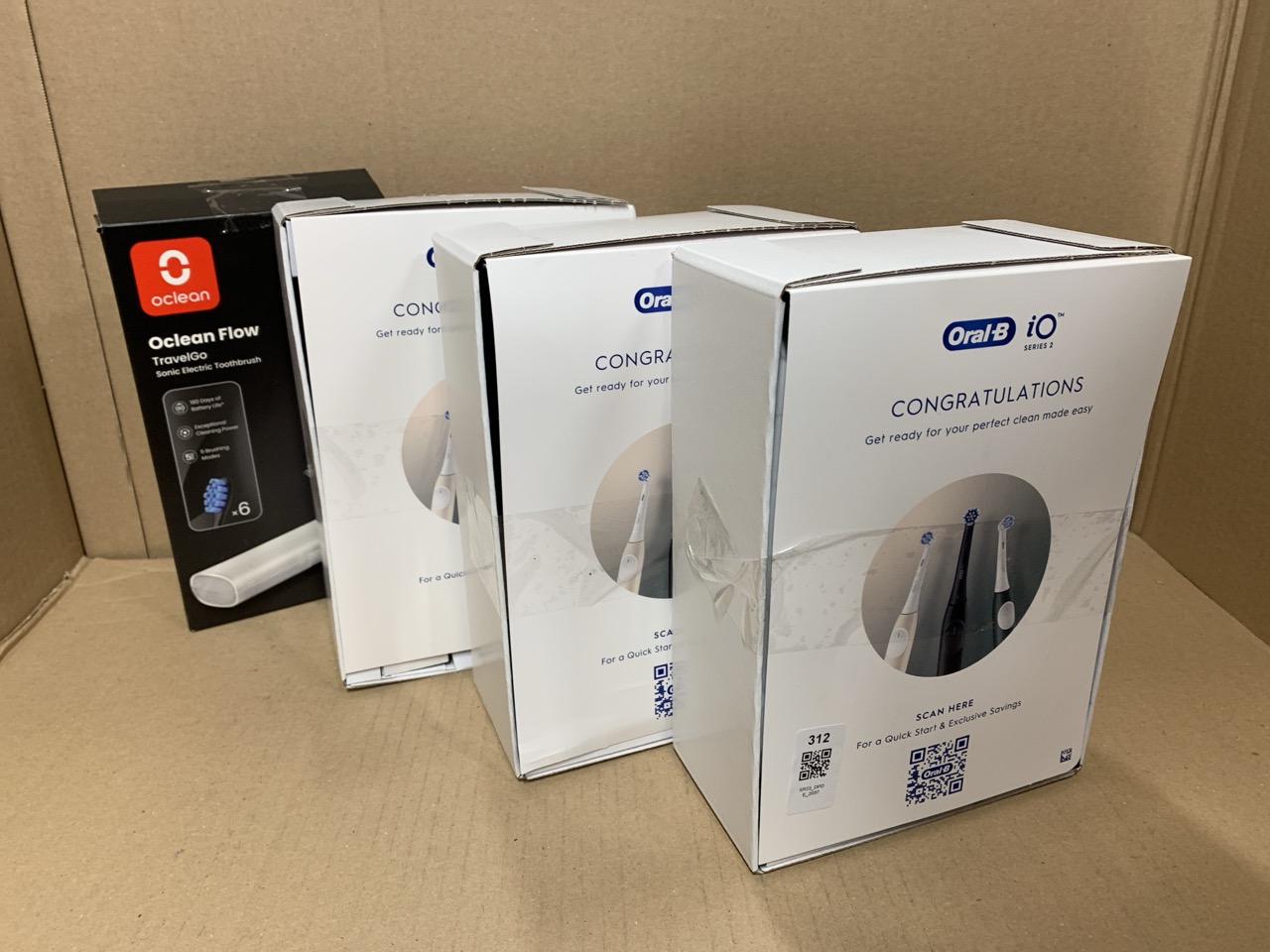 Lot 312  
            Edinburgh SR23 - Delivery Only 

                
QUANTITY OF HEALTH & BEAUTY TO INCLUDE ORAL B SERIES 2 TOOTHBRUSH: LOCATION - F