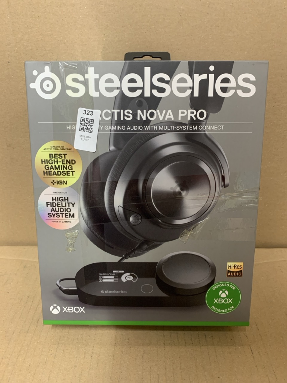 Lot 323  
            Edinburgh SR23 - Delivery Only 

                
STEELSERIES ARCTIS NOVA PRO FOR XBOX MULTI-SYSTEM GAMING HEADSET - PREMIUM HI-FI ...
