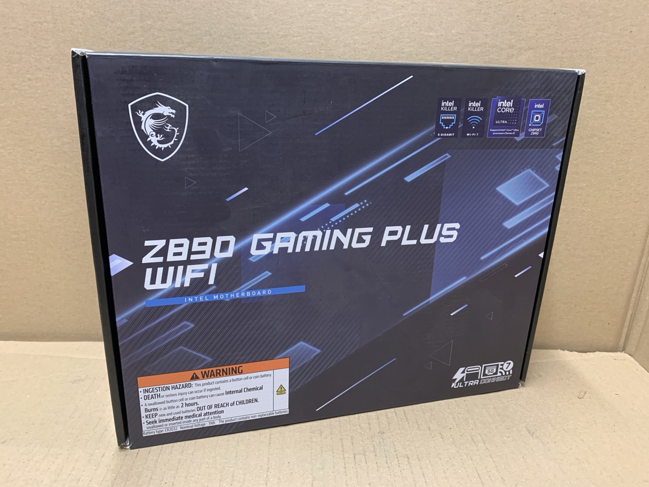 Lot 333  
            Edinburgh SR23 - Delivery Only 

                
MSI Z890 GAMING PLUS WIFI GAMING MOTHERBOARD (COMPATIBLE WITH INTEL CORE ULTRA SE...