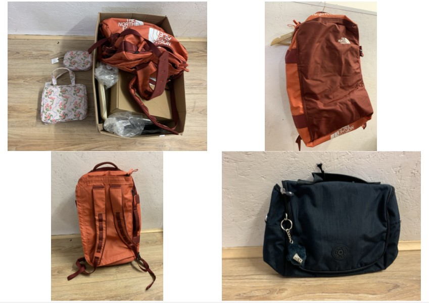 Lot 345  
            Edinburgh SR23 - Delivery Only 

                
QUANTITY OF CLOTHING & APPAREL TO INCLUDE THE NORTH FACE ORANGE LARGE RUCKSACK: L...