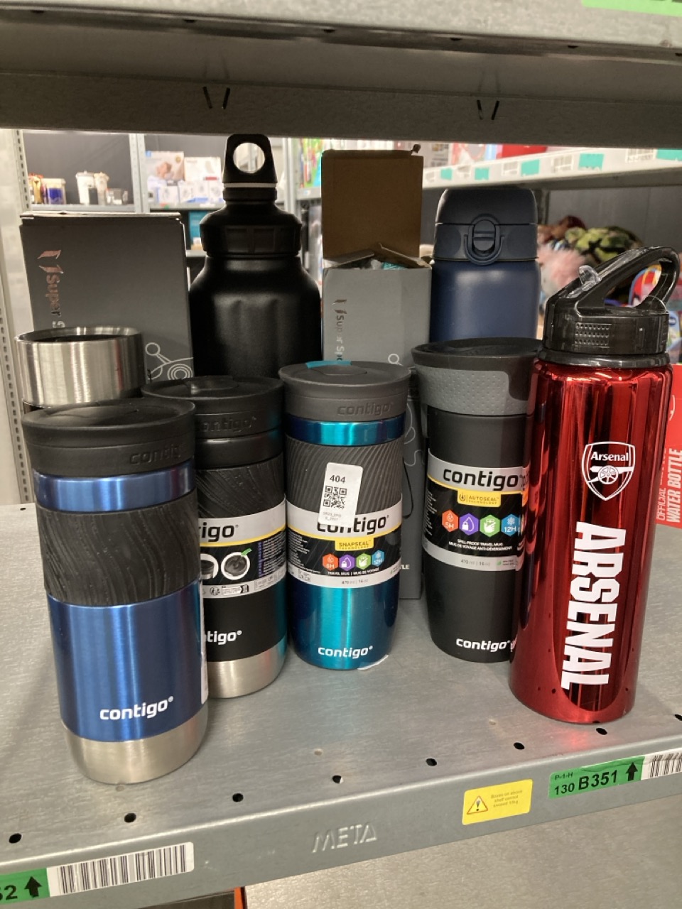 Lot 404  
            Edinburgh SR23 - Delivery Only 

                
QUANTITY OF SPORTS & EXERCISE ITEMS TO INCLUDE CONTIGO BYRON SNAPSEAL TRAVEL MUG ...