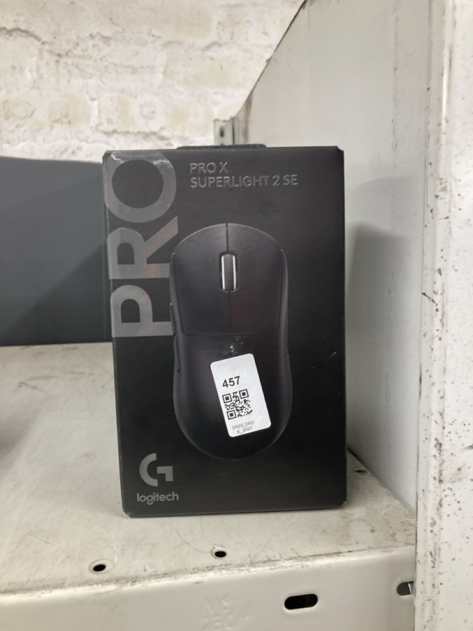 Lot 457  
            Edinburgh SR23 - Delivery Only 

                
LOGITECH G PRO X SUPERLIGHT 2 SE WIRELESS GAMING MOUSE, 60 G PRO-GRADE MOUSE WITH...
