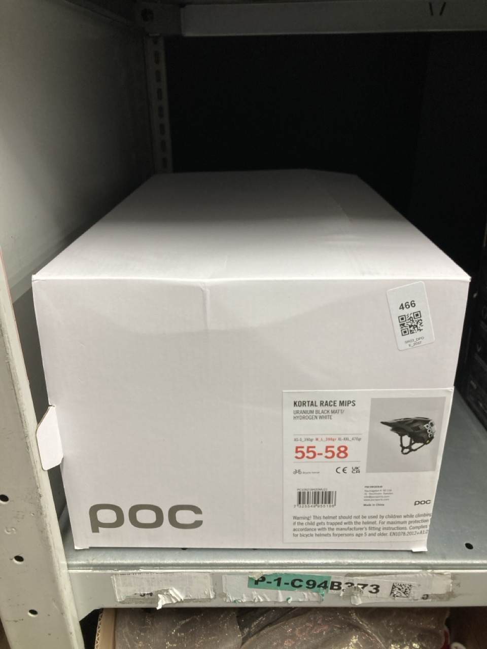 Lot 466  
            Edinburgh SR23 - Delivery Only 

                
POC KORTAL RACE MIPS - MTB HELMET FOR TRAIL RIDING AND ENDURO. SIZE M: LOCATION - I