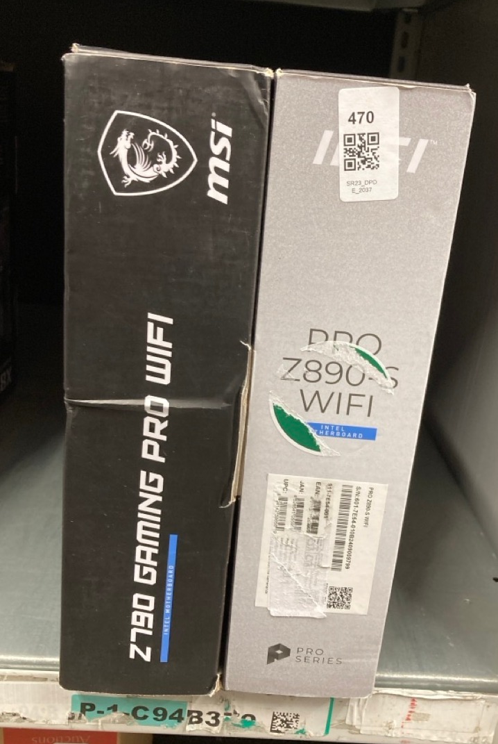 Lot 470  
            Edinburgh SR23 - Delivery Only 

                
MSI Z790 GAMING PRO WIFI MOTHERBOARD ATX - SUPPORTS INTEL CORE 12/13/14TH GEN PRO...