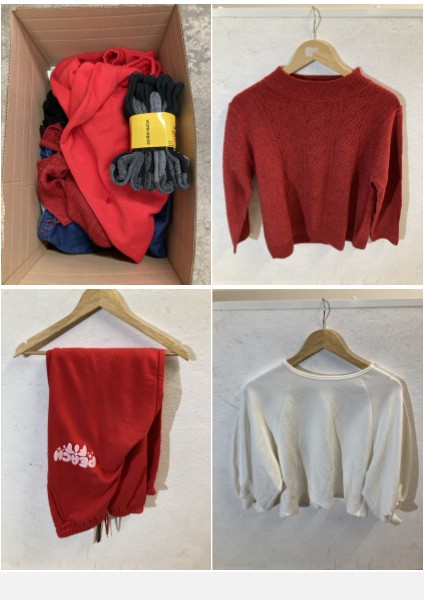 Lot 499  
            Edinburgh SR23 - Delivery Only 

                
QUANTITY OF WOMEN'S CLOTHING ITEMS TO INCLUDE PEACH:FIT RED JOGGING BOTTOMS SIZE ...