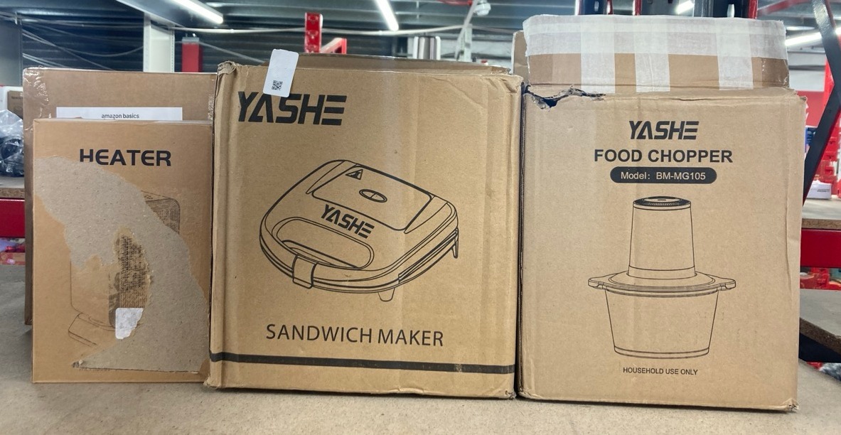 Lot 508  
            Edinburgh SR23 - Delivery Only 

                
QUANTITY OF KITCHEN & APPLIANCES ITEMS TO INCLUDE YASHE PANINI PRESS SANDWICH MAK...