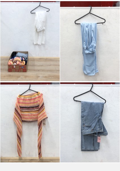 Lot 511  
            Edinburgh SR23 - Delivery Only 

                
1 X BOX OF LADIES CLOTHING TO INCLUDE BLUE DENIM JEANS UK SIZE 2 :: LOCATION - J