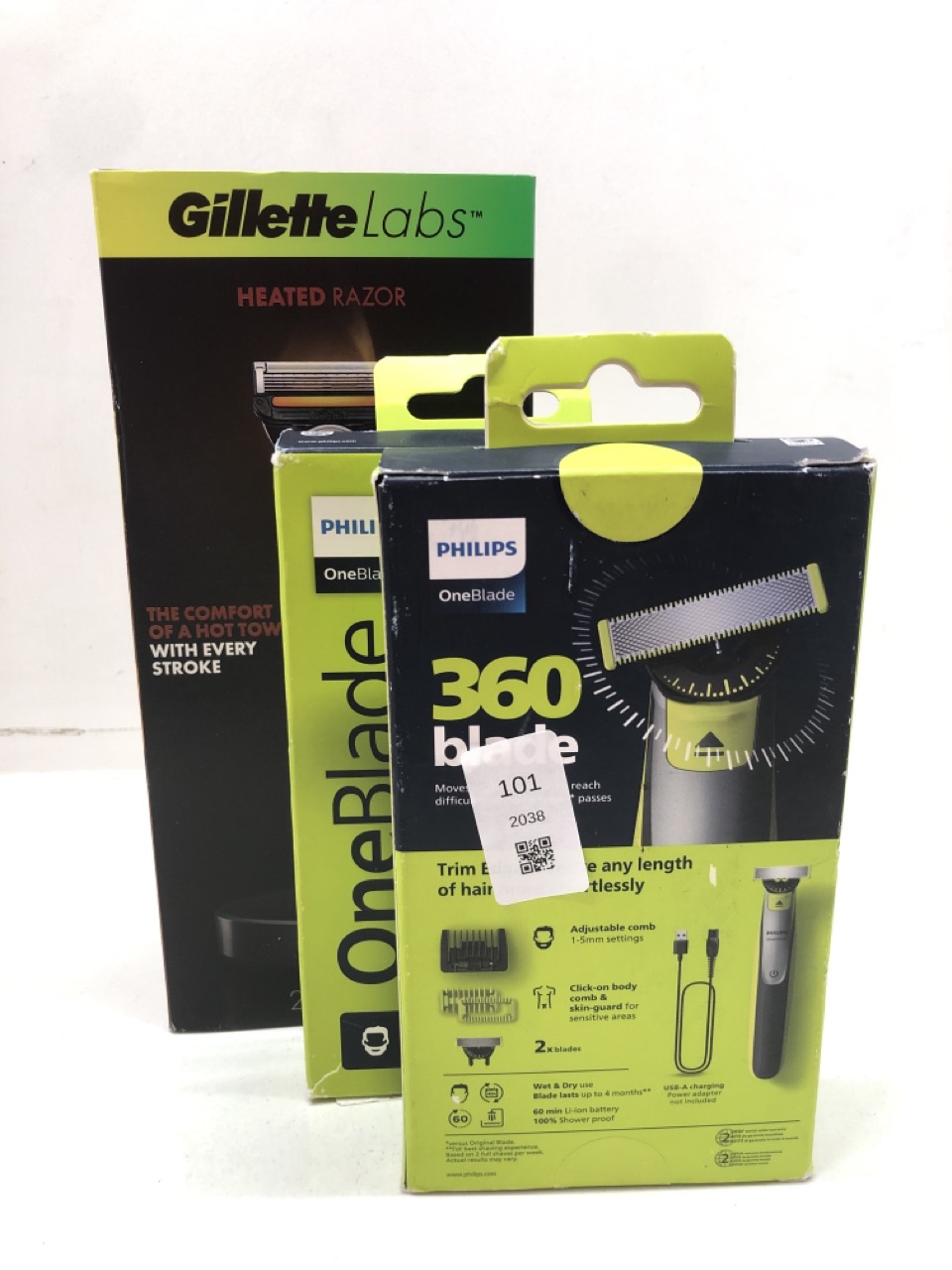 Lot 101  
            Edinburgh SR24 - Delivery Only 

                
QUANTITY OF HEALTH & BEAUTY ITEMS TO INCLUDE GILLETTE LABS HEATED MEN'S RAZOR + 1...