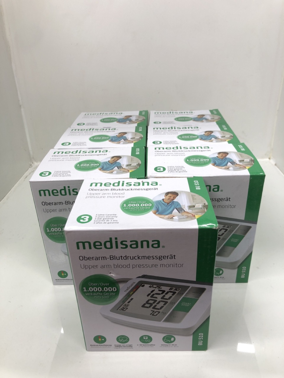 Lot 102  
            Edinburgh SR24 - Delivery Only 

                
7 X MEDISANA BU 510 UPPER ARM BLOOD PRESSURE MONITORS – AUTOMATIC BLOOD PRESSURE ...