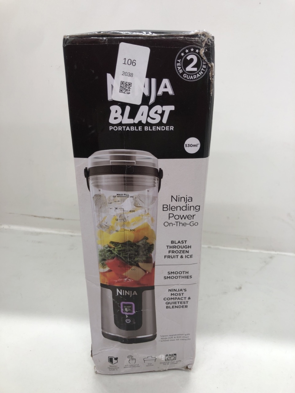 Lot 106  
            Edinburgh SR24 - Delivery Only 

                
QUANTITY OF KITCHEN & APPLIANCES ITEMS TO INCLUDE NINJA BLAST PORTABLE BLENDER, 5...