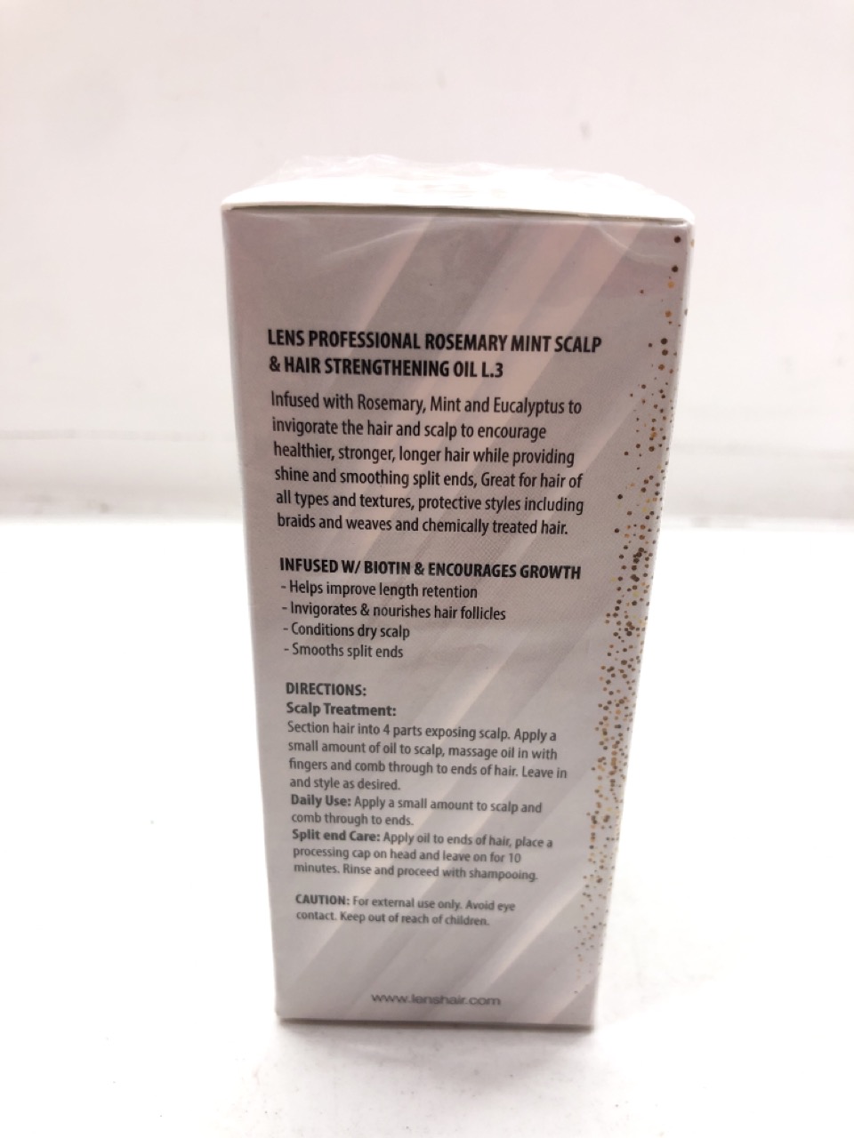 Lot 124  
            Edinburgh SR24 - Delivery Only 

                
42 X LENS PROFESSIONAL ROSEMARY MINT SCALP & HAIR STRENTHENING OIL: LOCATION - B ...