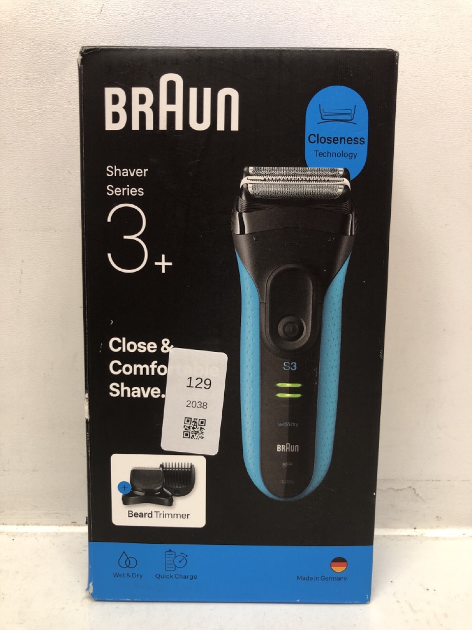 Lot 129  
            Edinburgh SR24 - Delivery Only 

                
QUANTITY OF HEALTH & BEAUTY ITEMS TO INCLUDE BRAUN SERIES 3+ ELECTRIC SHAVER, 3 F...