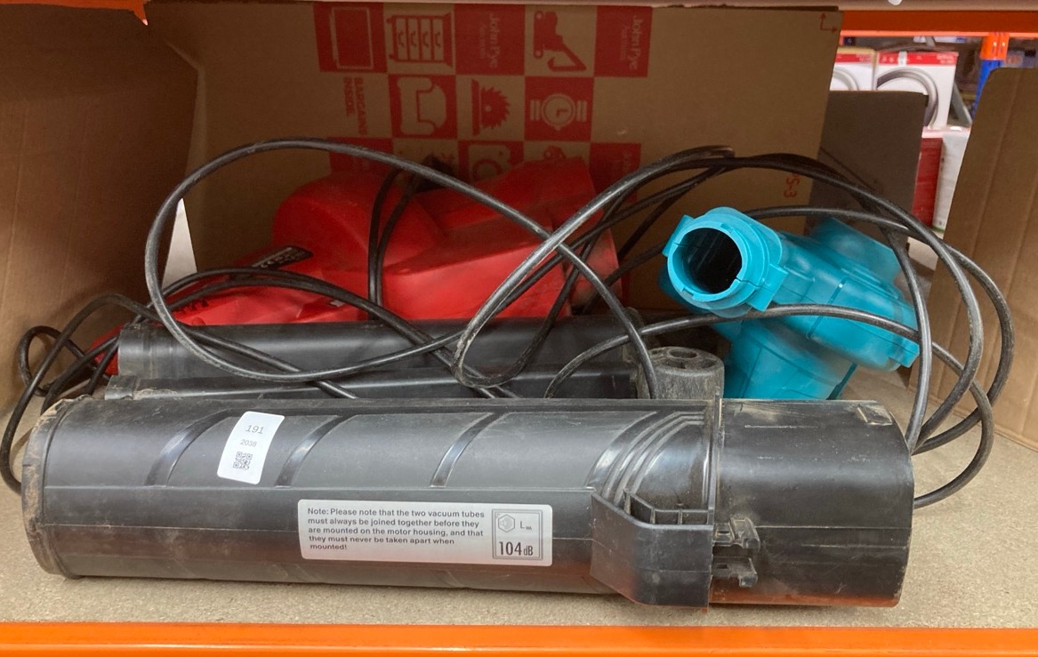 Lot 191  
            Edinburgh SR24 - Delivery Only 

                
WAITLEY CORDLESS LEAFBLOWER MODEL YN8010 + EINHALL ELECTRIC CORDED LEAFBLOWER MOD...