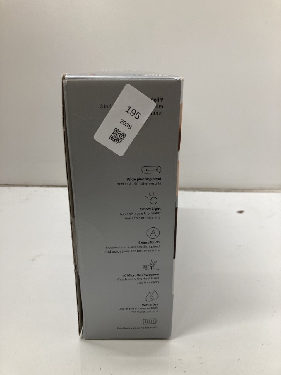 Lot 195  
            Edinburgh SR24 - Delivery Only 

                
BRAUN SILK-ÉPIL 9, EPILATOR WITH PIVOTING HEAD FOR EASY HAIR REMOVAL, WET & DRY, ...