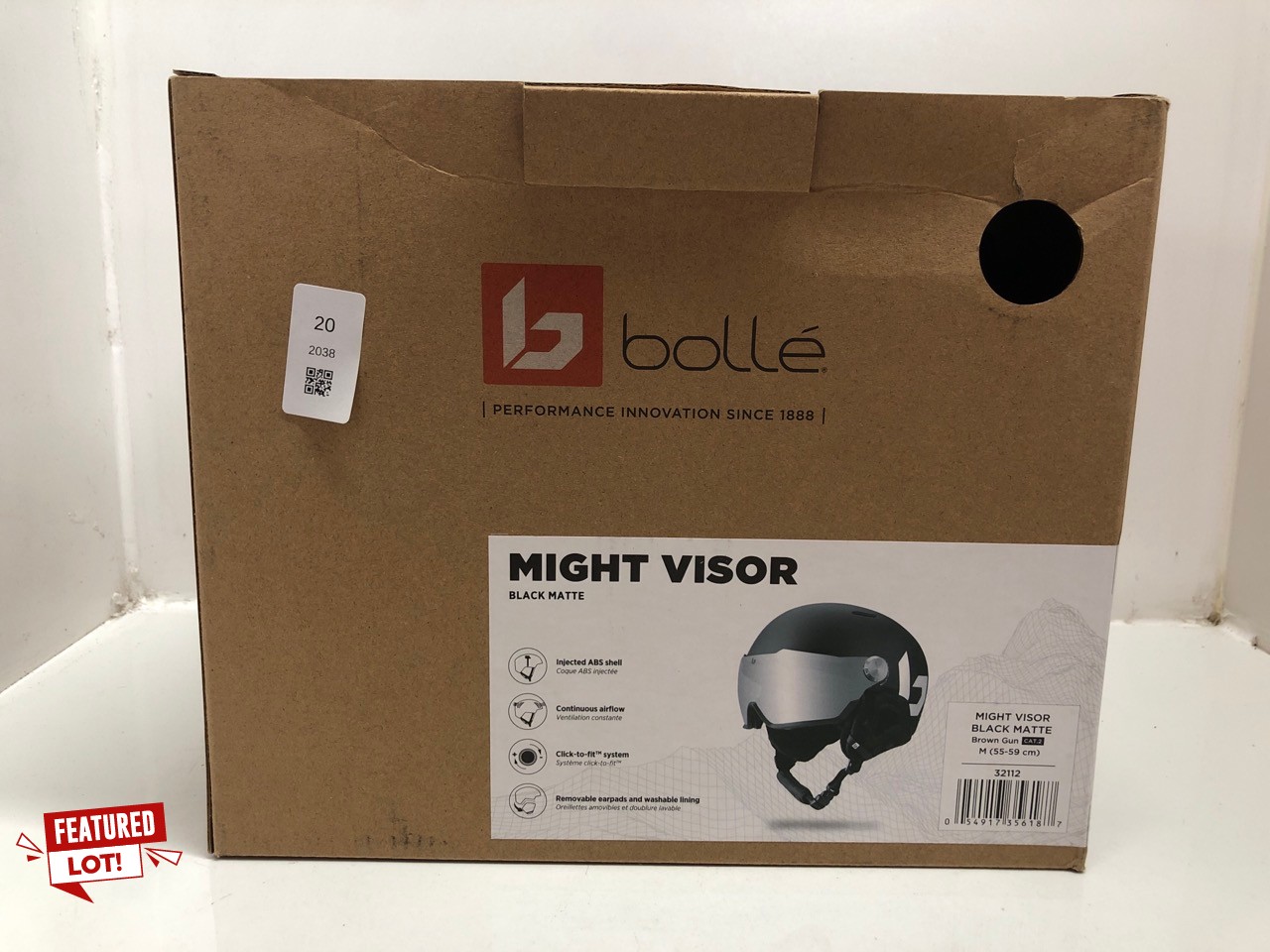 Lot 20  
            Edinburgh SR24 - Delivery Only 

                
BOLLÉ - MIGHT VISOR | SKI HELMET | BLACK | MEDIUM | HIGH RESISTANCE ABS PROTECTIO...