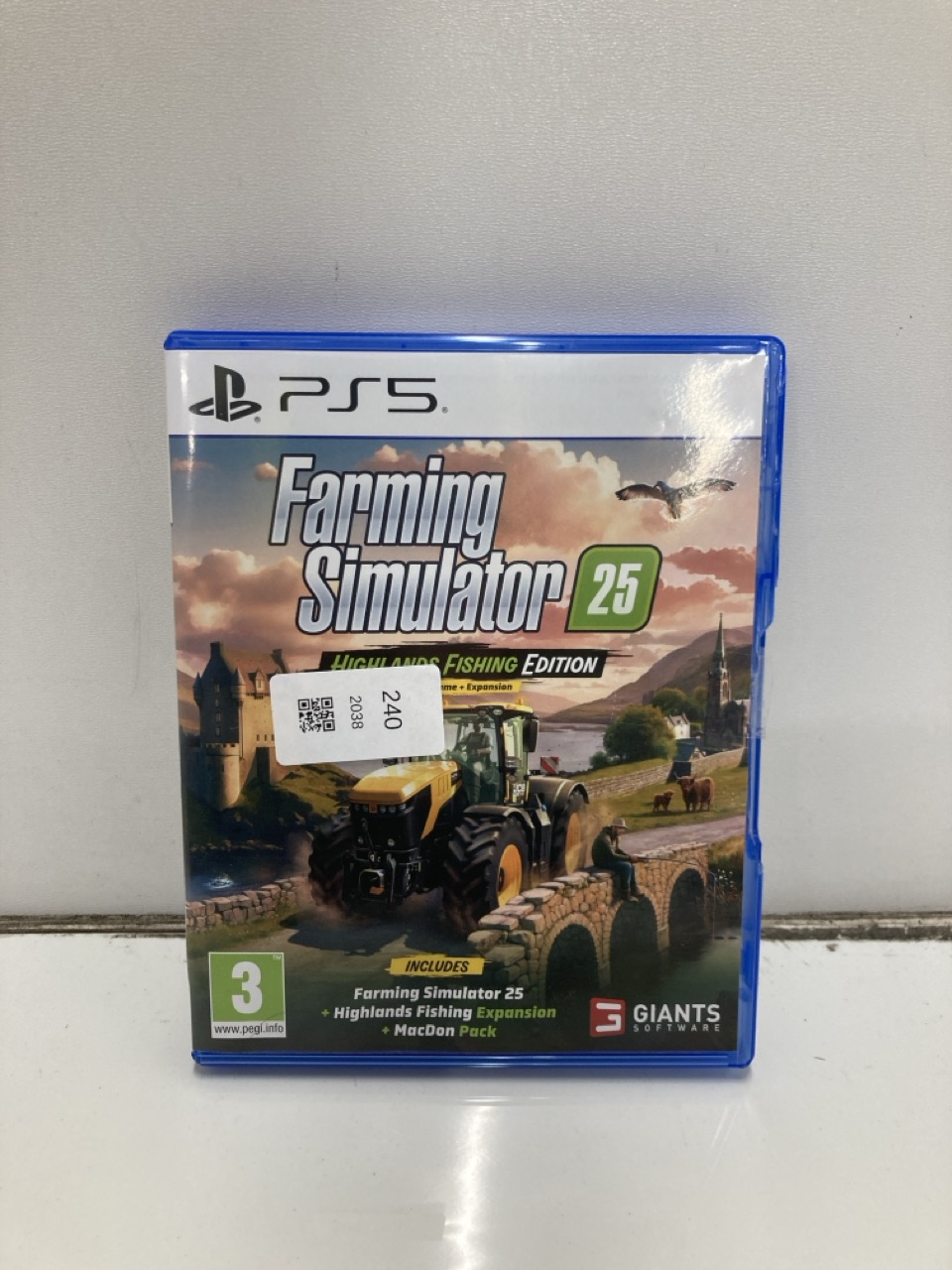 Lot 240  
            Edinburgh SR24 - Delivery Only 

                
QUANTITY OF TECH & GAMING ITEMS TO INCLUDE FARMING SIMULATOR 25 HIGHLANDS FISHING... - Image 2