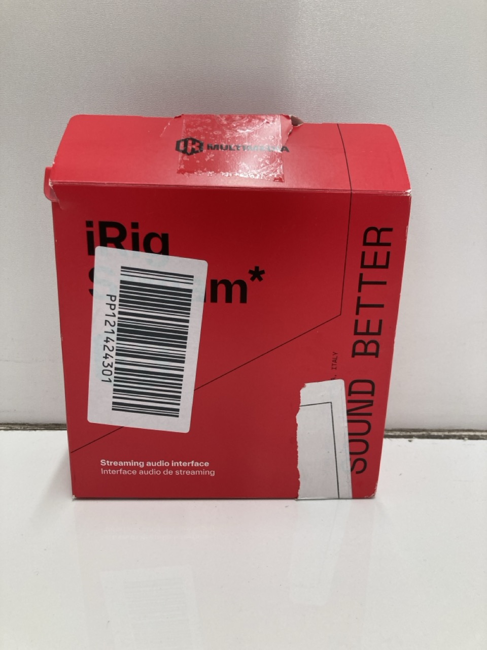 Lot 242  
            Edinburgh SR24 - Delivery Only 

                
IK MULTIMEDIA I RIG STREAM AUDIO INTERFACE : LOCATION - D RACK