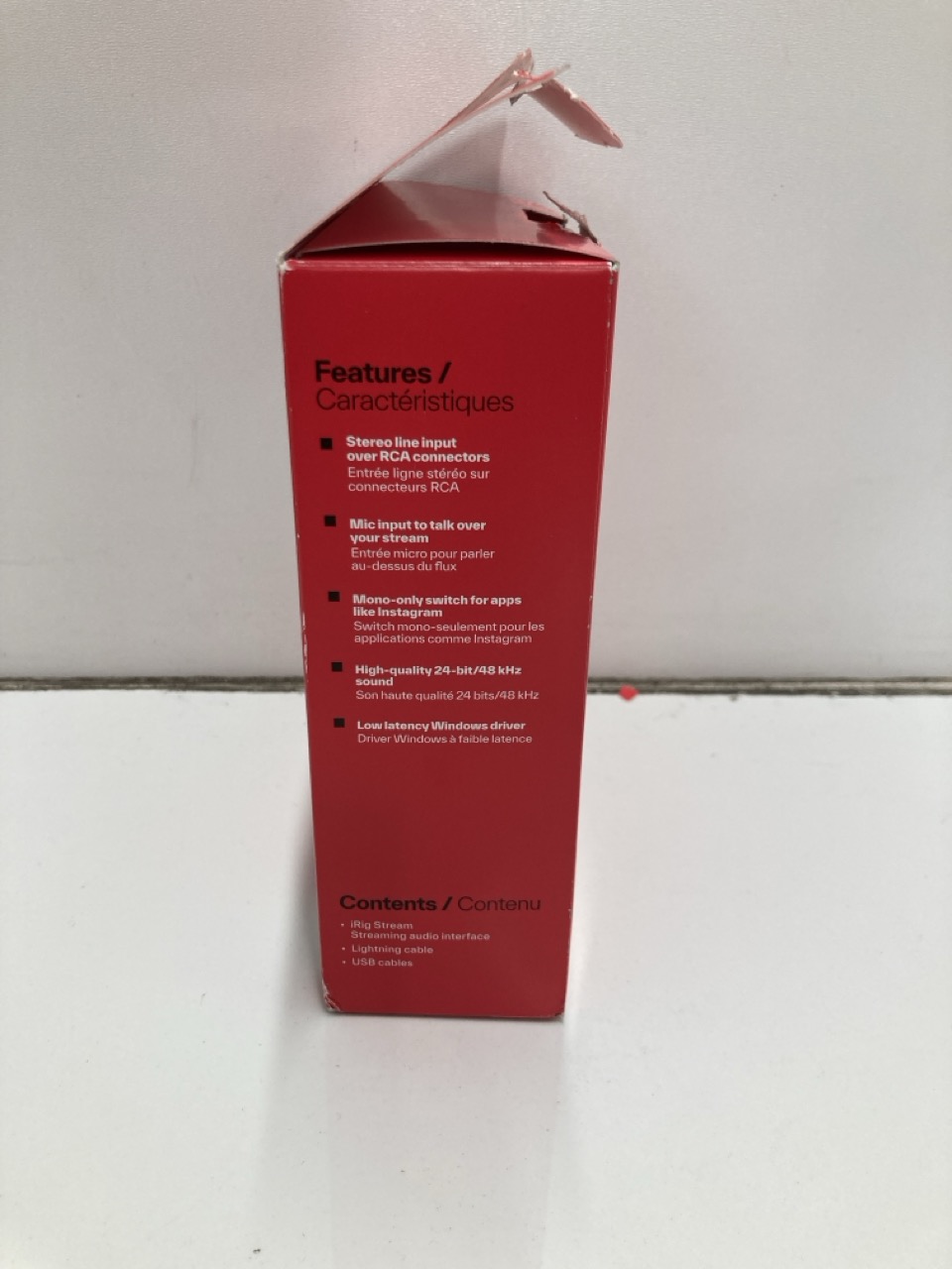 Lot 242  
            Edinburgh SR24 - Delivery Only 

                
IK MULTIMEDIA I RIG STREAM AUDIO INTERFACE : LOCATION - D RACK