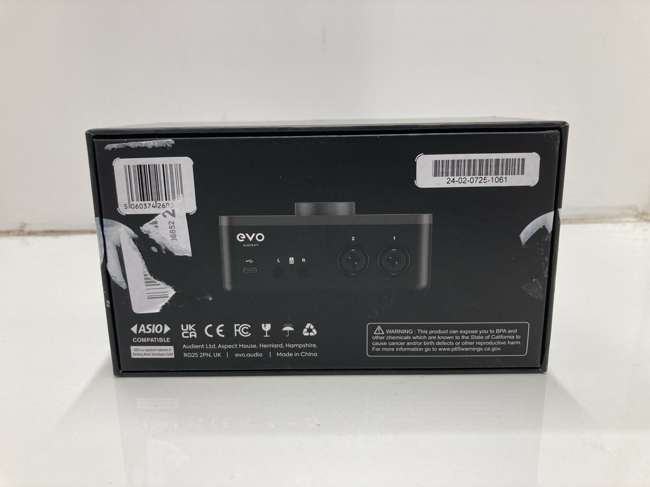 Lot 246  
            Edinburgh SR24 - Delivery Only 

                
AUDIENT EVO 4 USB AUDIO INTERFACE SOUND CARD FOR MUSIC PRODUCTION (2 IN / 2 OUT U...
