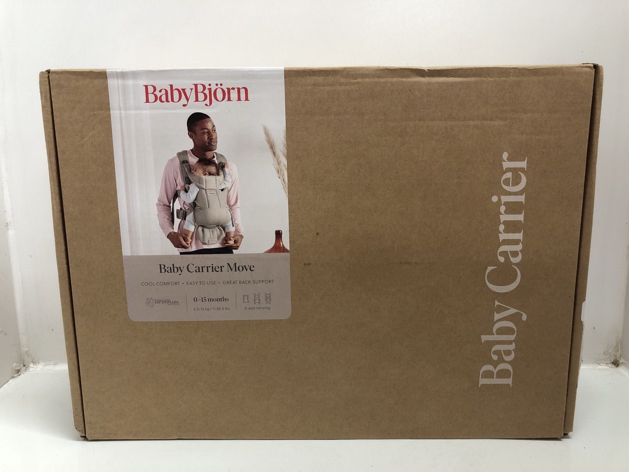 Lot 24  
            Edinburgh SR24 - Delivery Only 

                
BABYBJÖRN BABY CARRIER MOVE, 3D MESH, GREY BEIGE. ORIGINAL RRP £145: LOCATION - T...