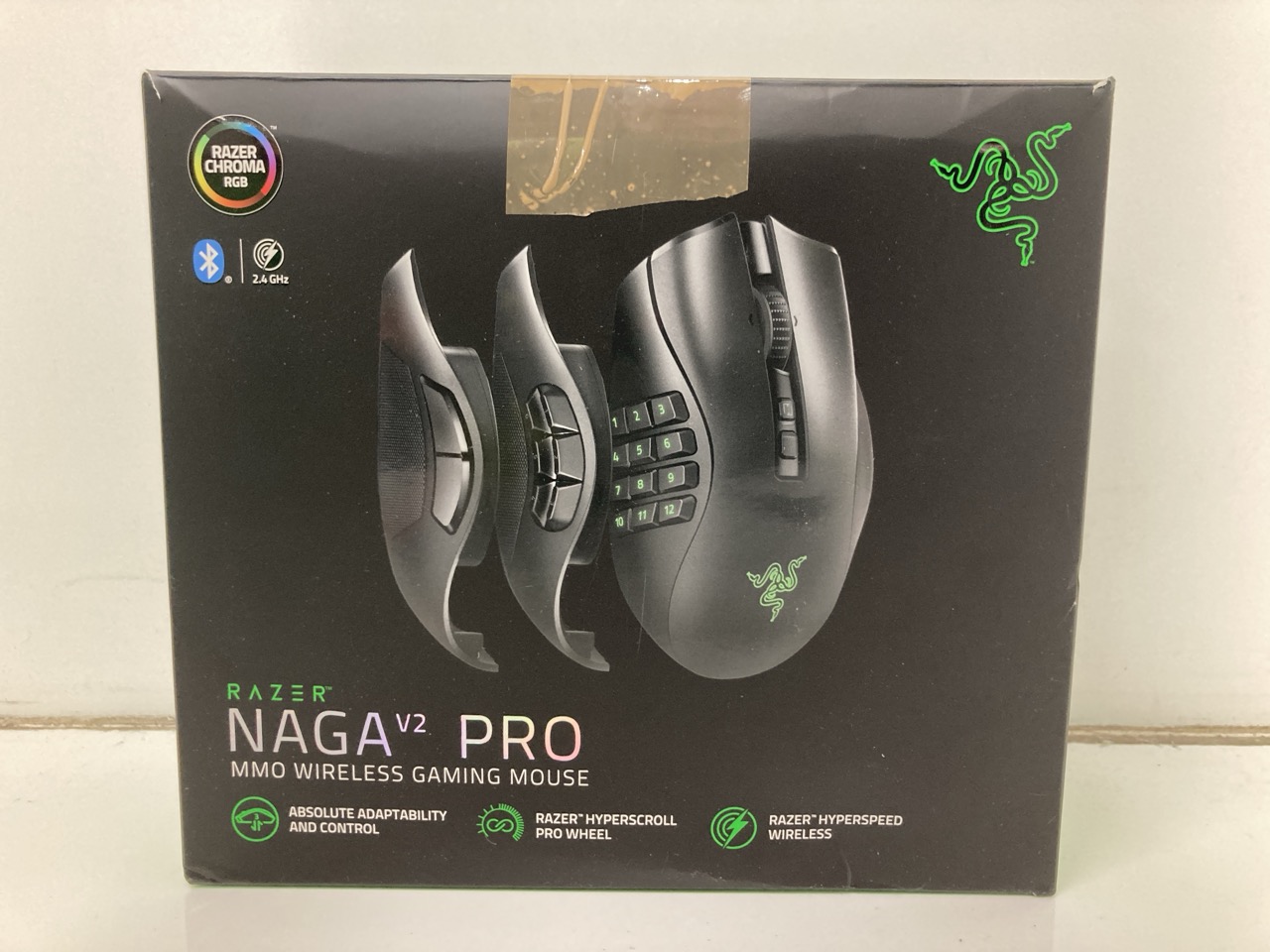 Lot 271  
            Edinburgh SR24 - Delivery Only 

                
RAZER NAGA V2 PRO - MMO WIRELESS GAMING MOUSE WITH HYPERSCROLL PRO WHEEL - 3 SWAP... - Image 2