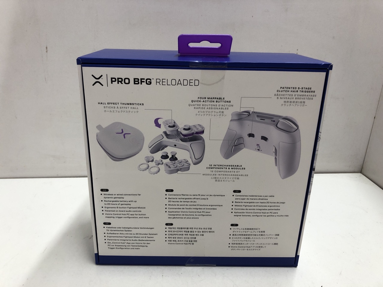 Lot 306  
            Edinburgh SR24 - Delivery Only 

                
TURTLE BEACH VICTRIX PRO BFG RELOADED WIRELESS MODULAR PLAYSTATION CONTROLLER WHI... - Image 2