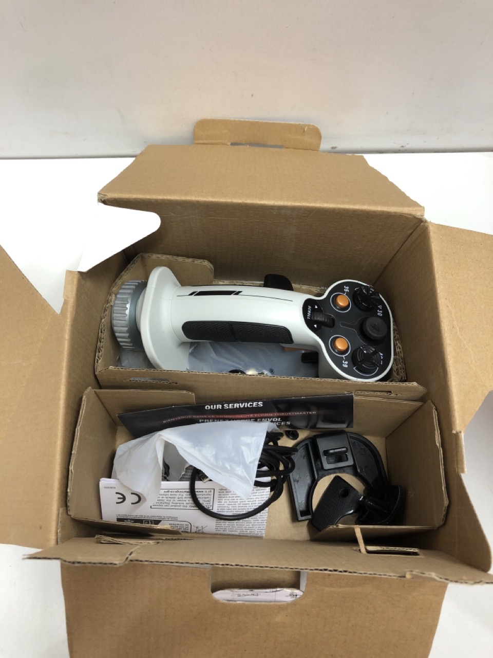 Lot 312  
            Edinburgh SR24 - Delivery Only 

                
THRUSTMASTER SOL-R 1 FLIGHTSTICK - THE JOYSTICK FOR COMBAT AND SPACE EXPLORATION ... - Image 4