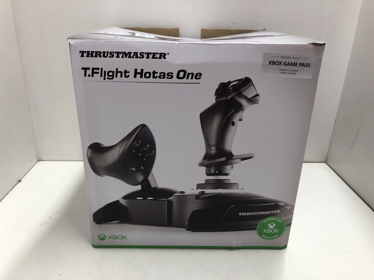 Lot 315  
            Edinburgh SR24 - Delivery Only 

                
THRUSTMASTER T.FLIGHT HOTAS ONE - HIGH-PRECISION FLIGHT STICK WITH THROTTLE FOR X... - Image 3