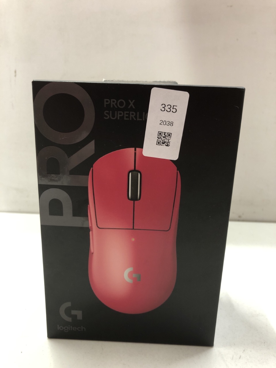 Lot 335  
            Edinburgh SR24 - Delivery Only 

                
LOGITECH G PRO X SUPERLIGHT 2 LIGHTSPEED WIRELESS GAMING MOUSE, 8K POLLING, LIGHT...
