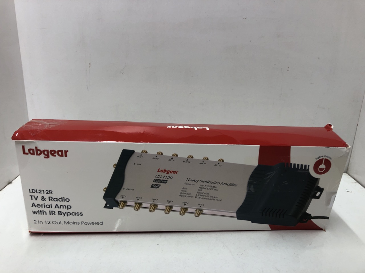 Lot 337  
            Edinburgh SR24 - Delivery Only 

                
TV & RADIO SIGNAL BOOSTER AERIAL AMPLIFIER, LABGEAR 12 OUTPUT DIGILINK DISTRIBUTI... - Image 3