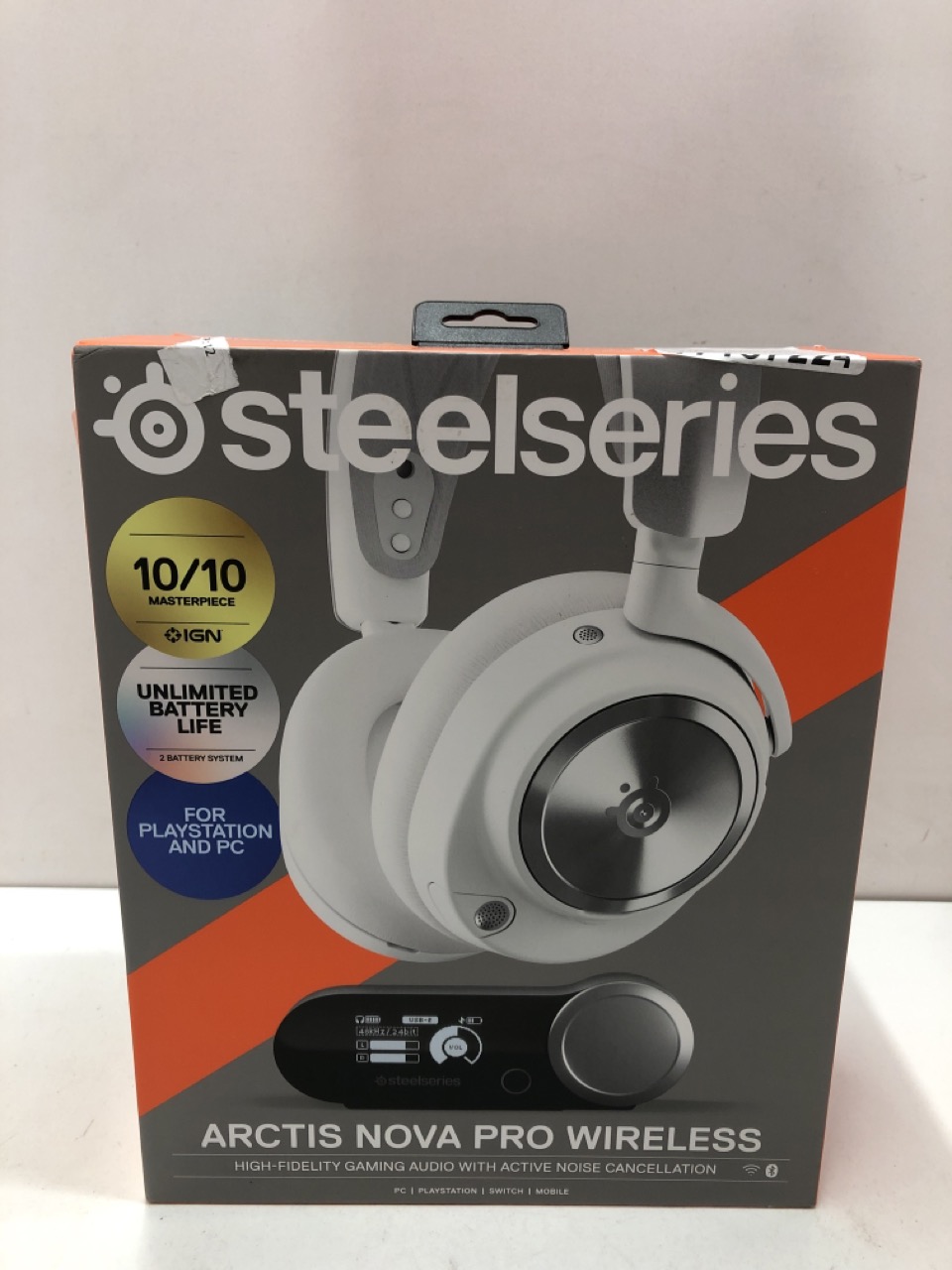 Lot 348  
            Edinburgh SR24 - Delivery Only 

                
STEELSERIES ARCTIS NOVA PRO WIRELESS - MULTI-SYSTEM GAMING HEADSET (PS5 & PC / SW...