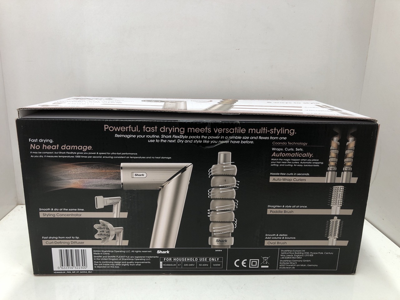 Lot 350  
            Edinburgh SR24 - Delivery Only 

                
SHARK FLEXSTYLE 5-IN-1 AIR STYLER & HAIR DRYER WITH AUTO-WRAP CURLERS, PADDLE BRU... - Image 2