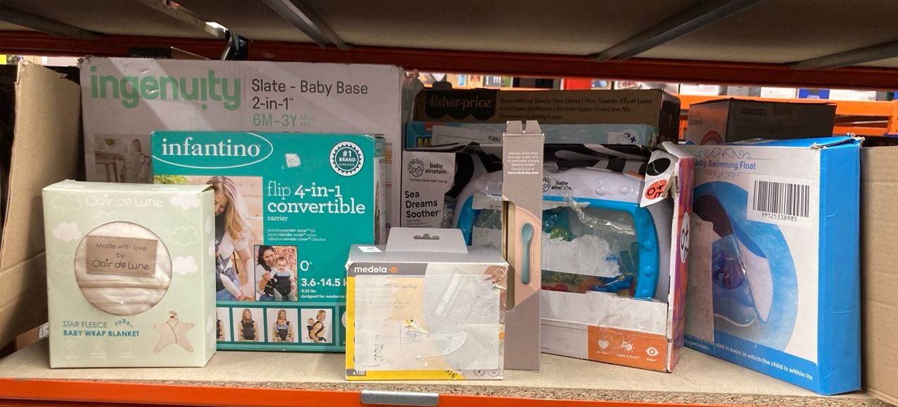 Lot 392  
            Edinburgh SR24 - Delivery Only 

                
QUANTITY OF BABY & TODDLER ITEMS TO INCLUDE VITAL BABY NOURISH SILICONE GRIPPY MA...
