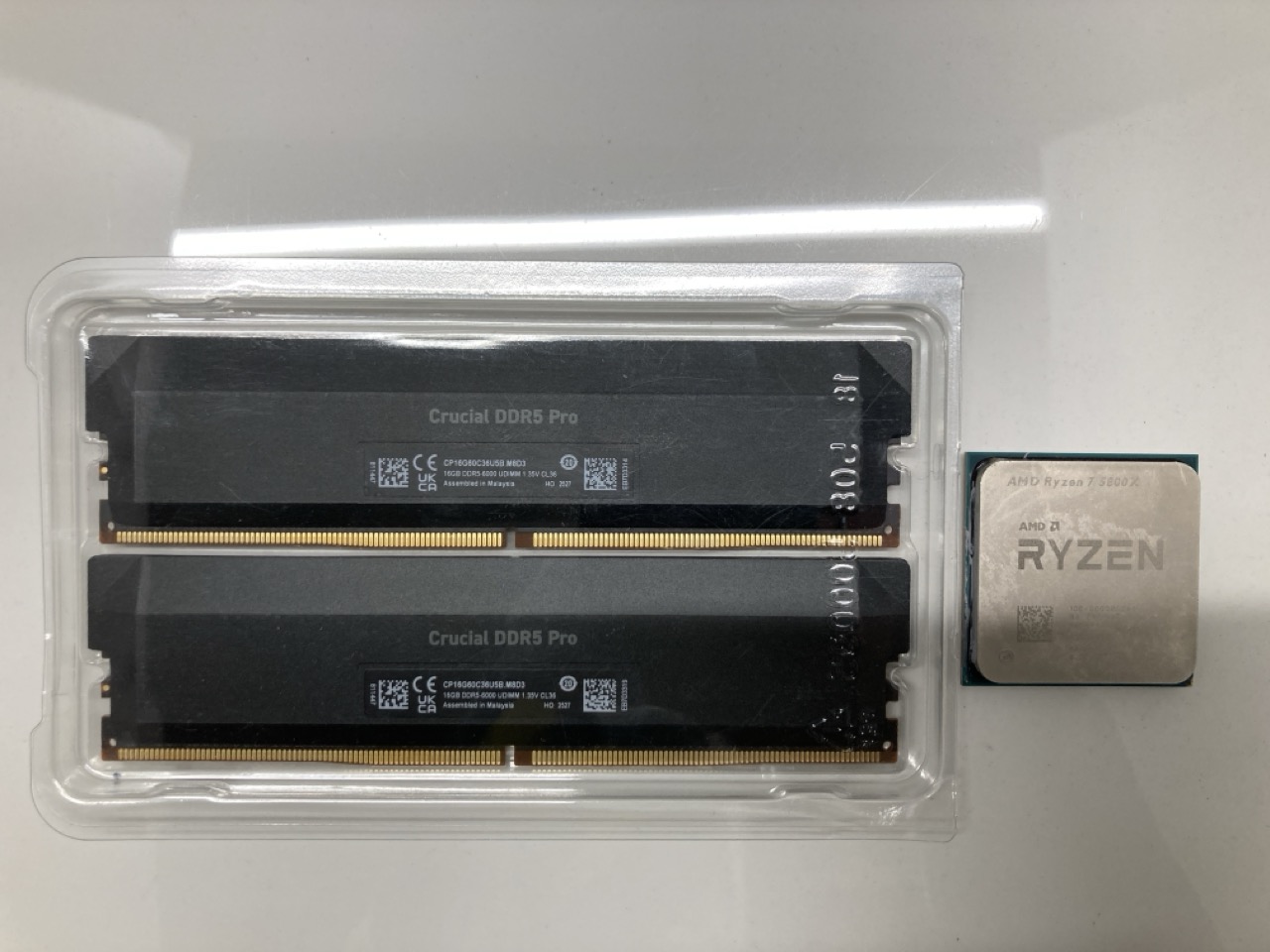 Lot 397  
            Edinburgh SR24 - Delivery Only 

                
AMD RYZEN 7 5800X + CRUCIAL DDR45 PRO 16GB: LOCATION - F RACK