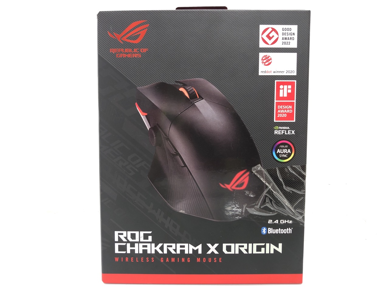 Lot 39  
            Edinburgh SR24 - Delivery Only 

                
ASUS ROG CHAKRAM X ORIGIN GAMING MOUSE, TRI-MODE CONNECTIVITY (2.4GHZ RF, BLUETOO...