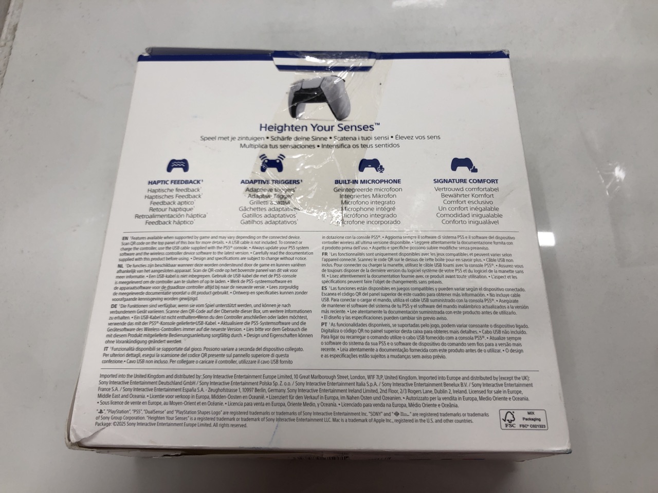 Lot 437  
            Edinburgh SR24 - Delivery Only 

                
4 X SONY PLAYSTATION DUALSENSE WIRELESS CONTROLLER WHITE FOR PLAYSTATION 5.: LOCA... - Image 3