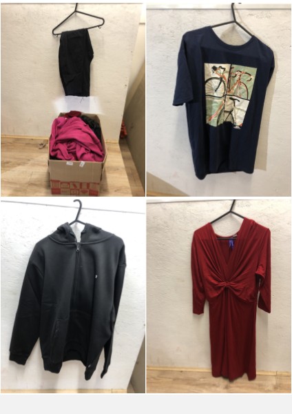 Lot 460  
            Edinburgh SR24 - Delivery Only 

                
1 X BOX OF ADULTS CLOTHES TO INCLUDE BLACK VANS HOODIE UK M: LOCATION - G RACK