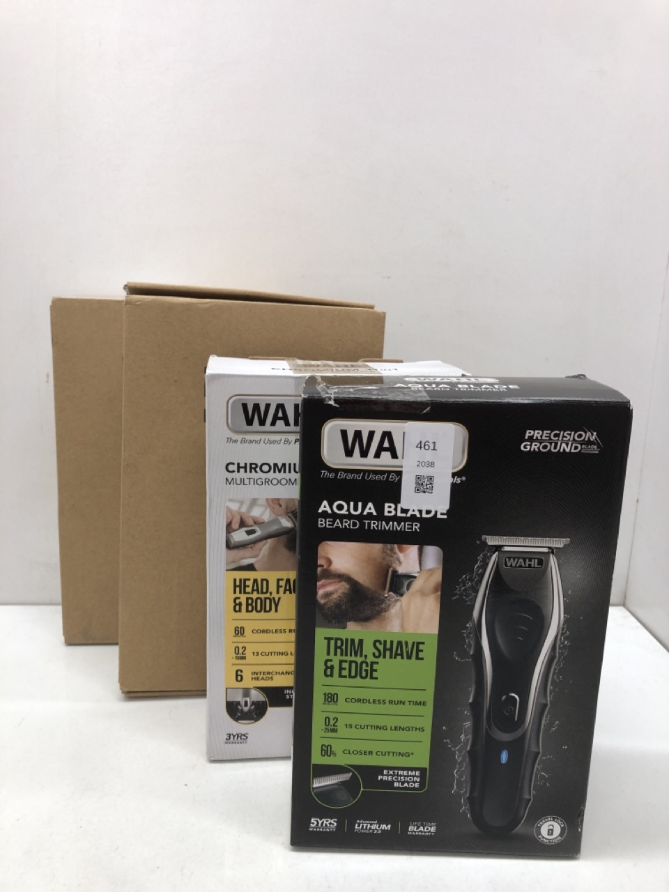 Lot 461  
            Edinburgh SR24 - Delivery Only 

                
QUANTITY OF HEALTH & BEAUTY ITEMS TO INCLUDE WAHL AQUA BLADE STUBBLE AND BEARD TR...