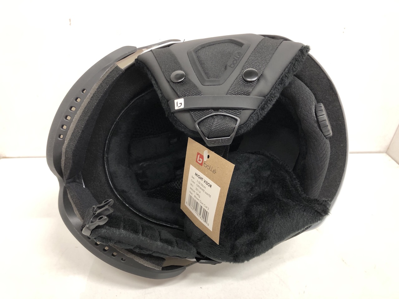 Lot 464  
            Edinburgh SR24 - Delivery Only 

                
BOLLÉ - MIGHT VISOR | SKI HELMET | WHITE | SMALL | HIGH RESISTANCE ABS PROTECTION... - Image 4