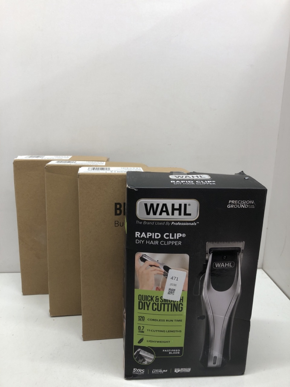 Lot 471  
            Edinburgh SR24 - Delivery Only 

                
QUANTITY OF HEALTH & BEAUTY ITEMS TO INCLUDE WAHL RAPID CLIP HAIR CLIPPER, HAIR C...