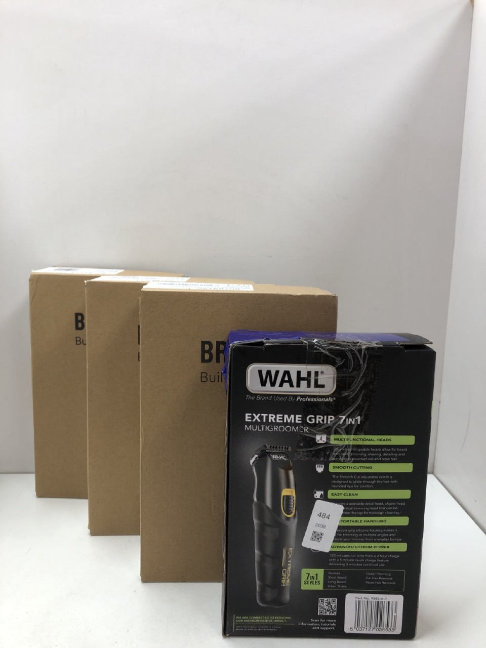 Lot 484  
            Edinburgh SR24 - Delivery Only 

                
QUANTITY OF HEALTH & BEAUTY ITEMS TO INCLUDE WAHL EXTREME GRIP 7 IN 1 MULTIGROOME...