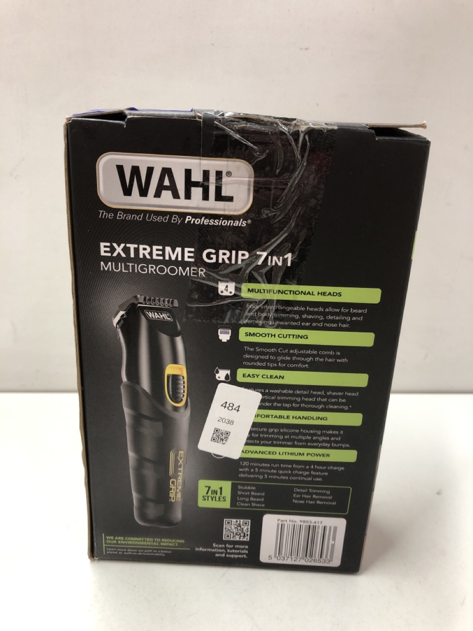 Lot 484  
            Edinburgh SR24 - Delivery Only 

                
QUANTITY OF HEALTH & BEAUTY ITEMS TO INCLUDE WAHL EXTREME GRIP 7 IN 1 MULTIGROOME... - Image 3