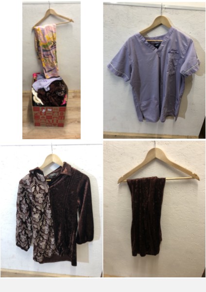 Lot 506  
            Edinburgh SR24 - Delivery Only 

                
1 X BOX OF ADULTS CLOTHING TO INCLUDE DANIELS SPECIAL CARE PINK TOP UK L : LOCATI...