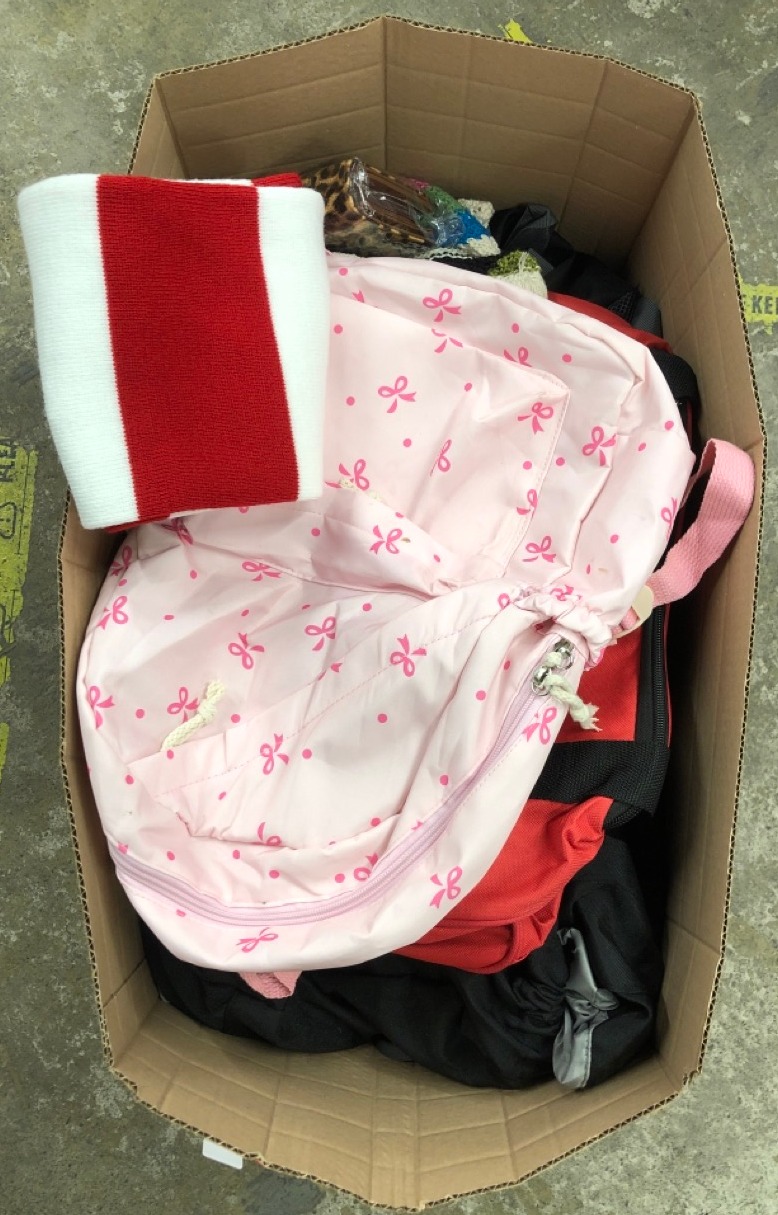 Lot 532  
            Edinburgh SR24 - Delivery Only 

                
1 X BOX OF BAGS TO INCLUDE RED FLYMAX BAG: LOCATION - BACK RACK